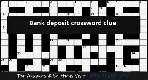 metal box outside bank uk crossword clue|Deposit box on the outside wall of a bank .